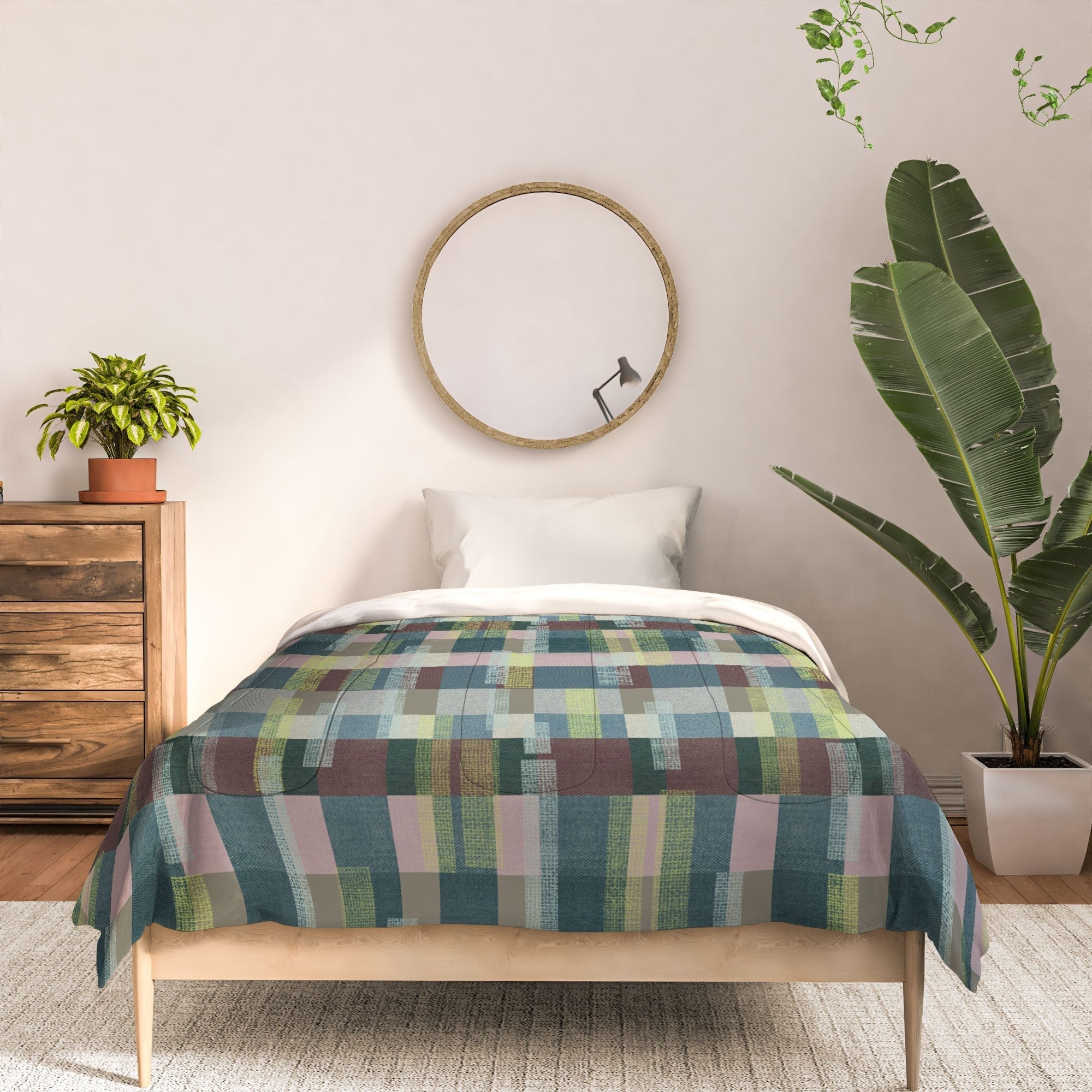 Marta Barragan Camarasa Dynamic Linear Blocks Comforter
