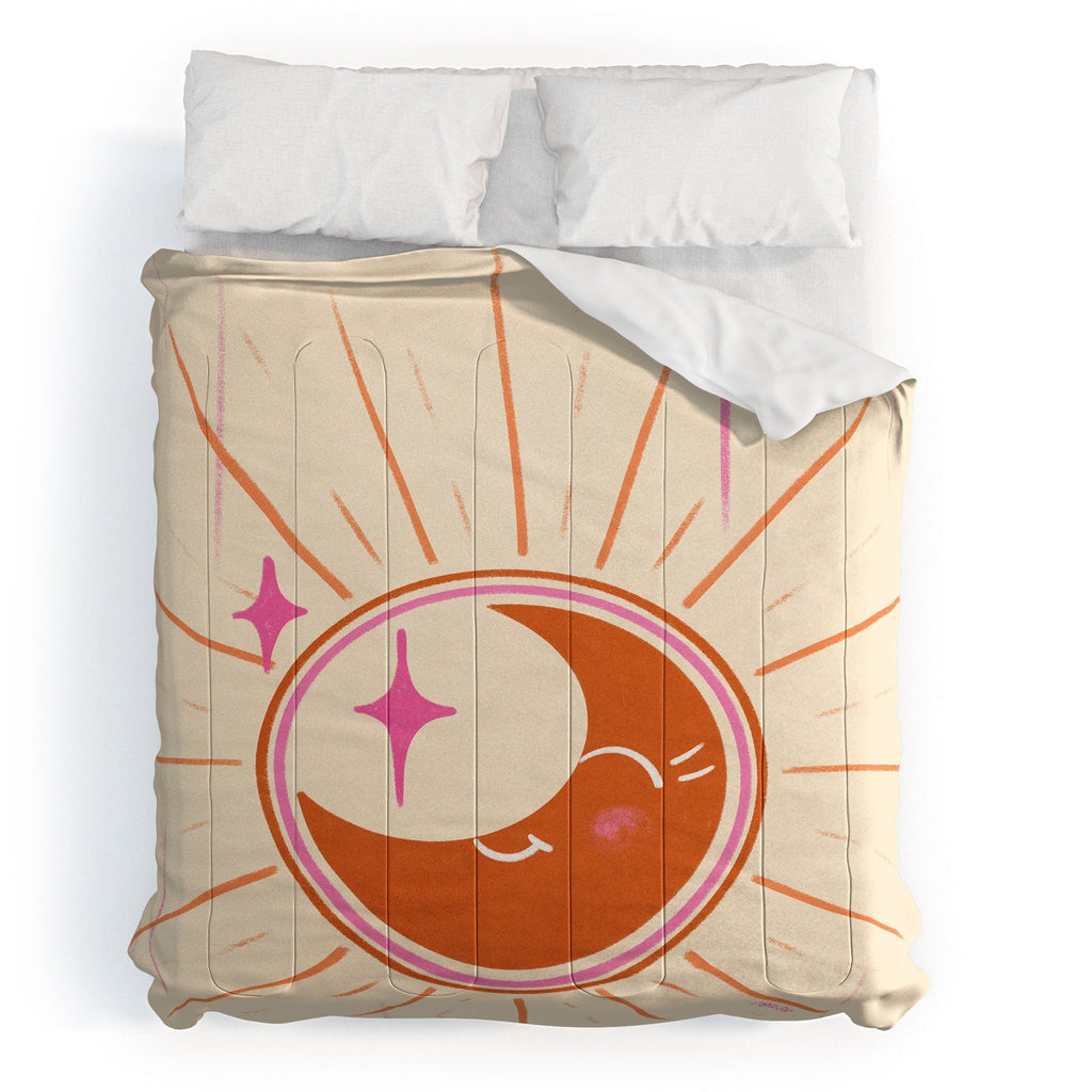 Little Om Celestial Moon cream Comforter