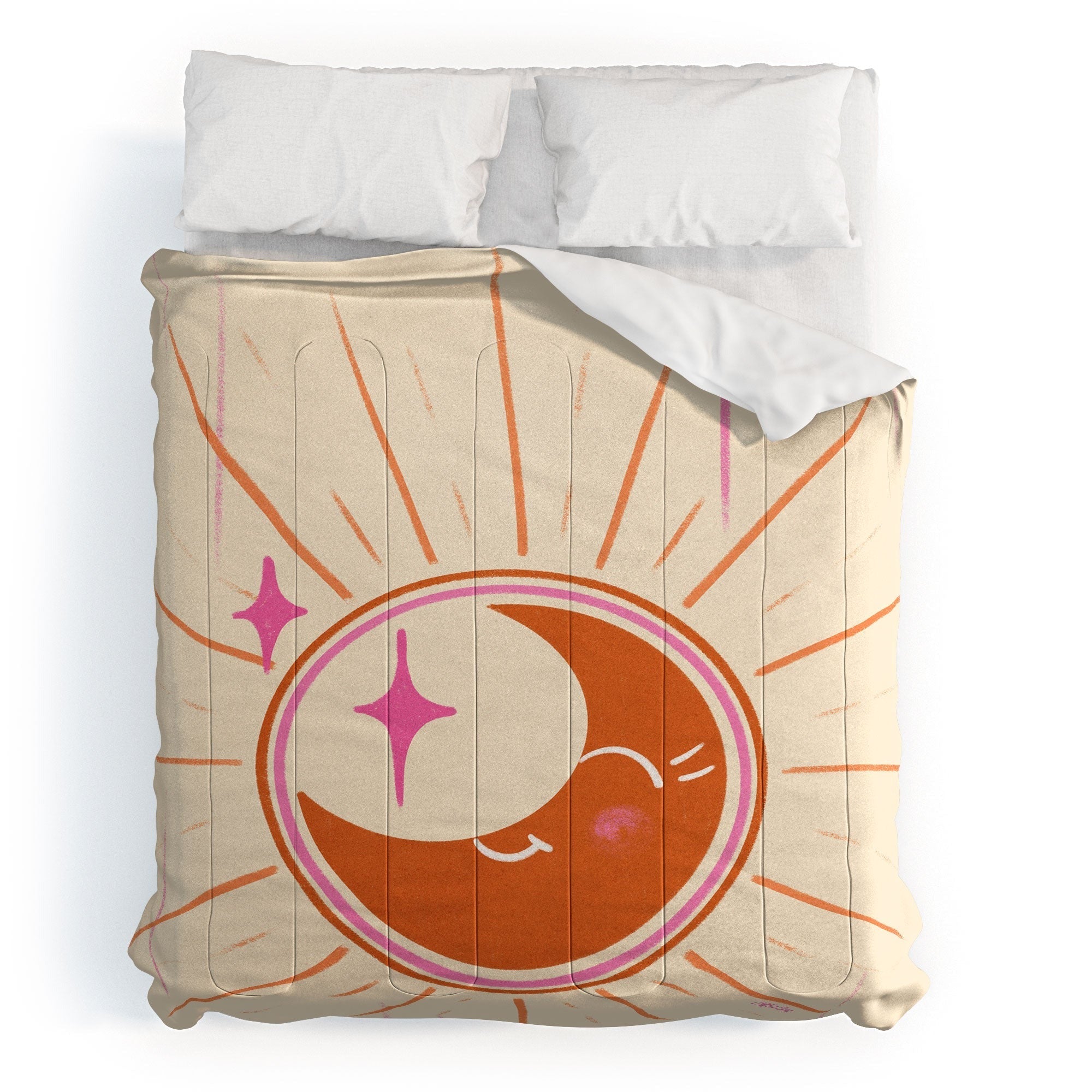 Little Om Celestial Moon cream Comforter