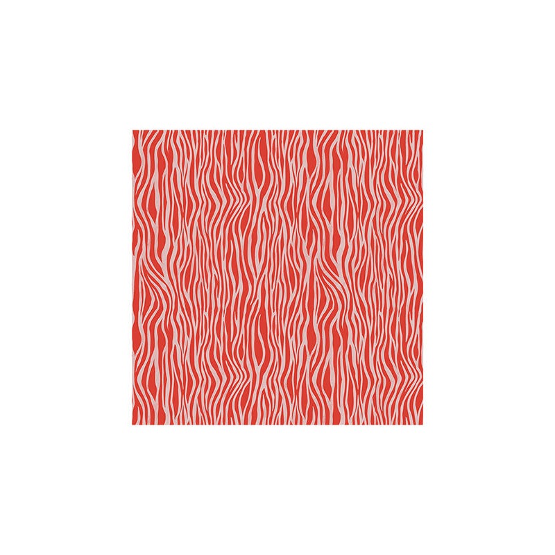 Avenie BR Red Zebra Stripe Art Print