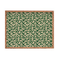 Avenie BR Cheetah Print In Green Rectangular Tray
