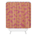 Ruby Door Butterflies And Pearls In Pink Shower Curtain