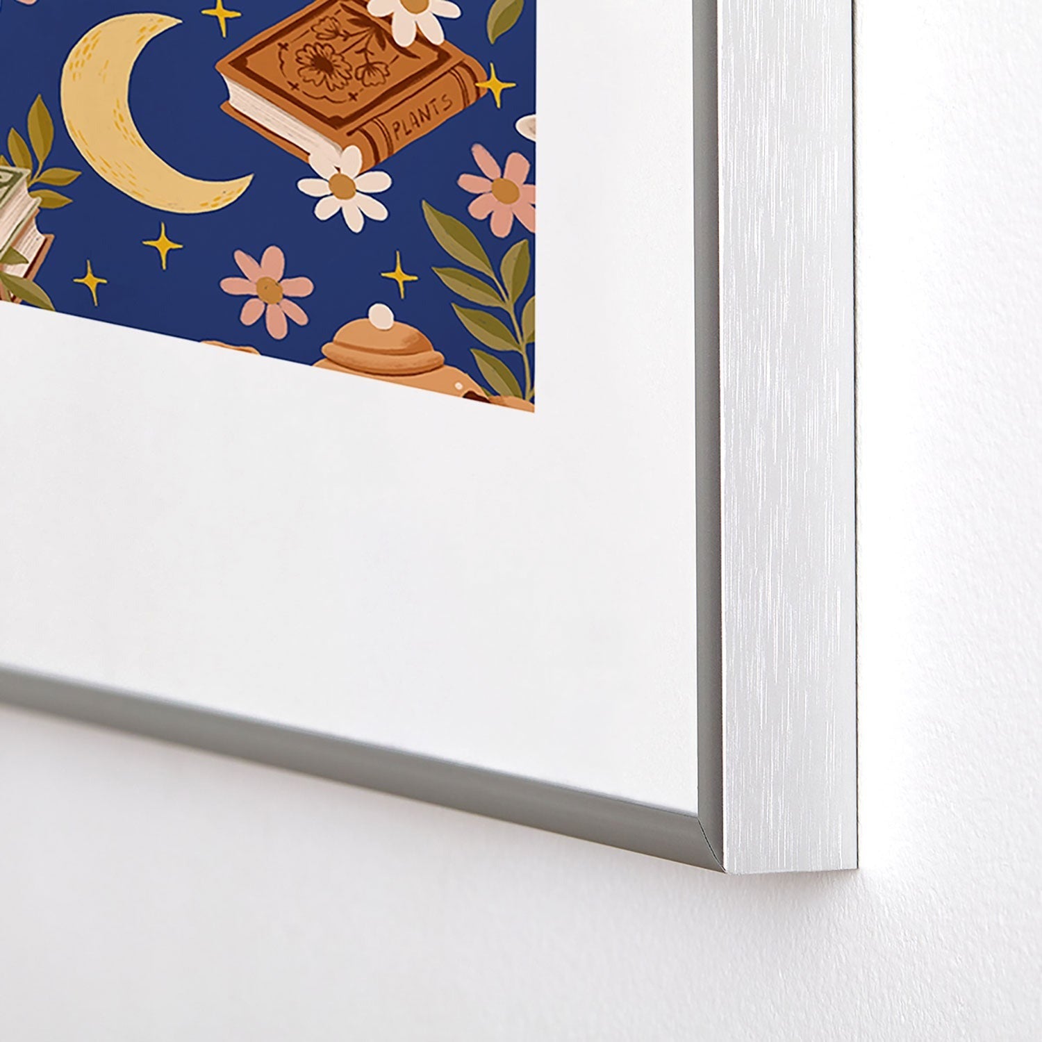 Avenie Moonlit Reading Nook II Metal Framed Art Print