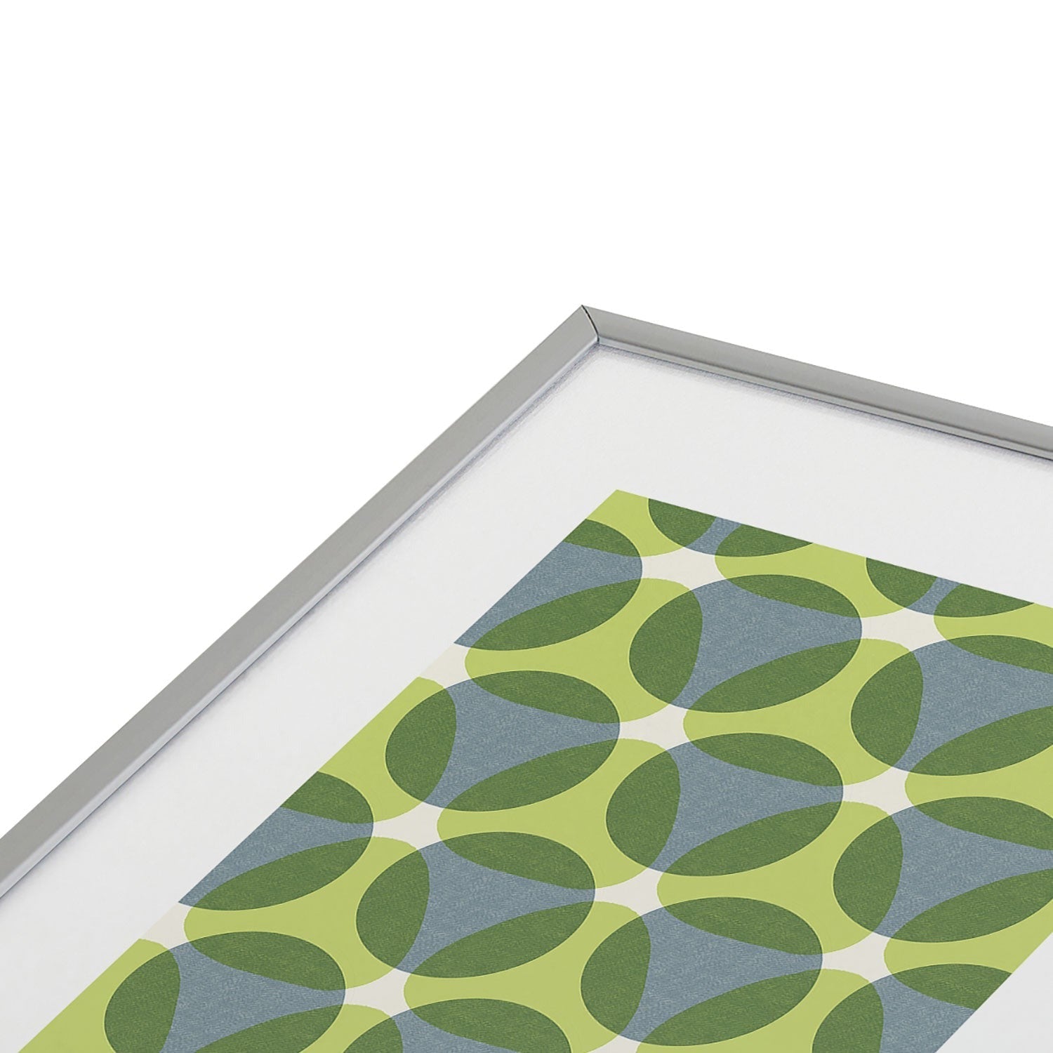 Marta Barragan Camarasa Stylish Retro Circle Metal Framed Art Print