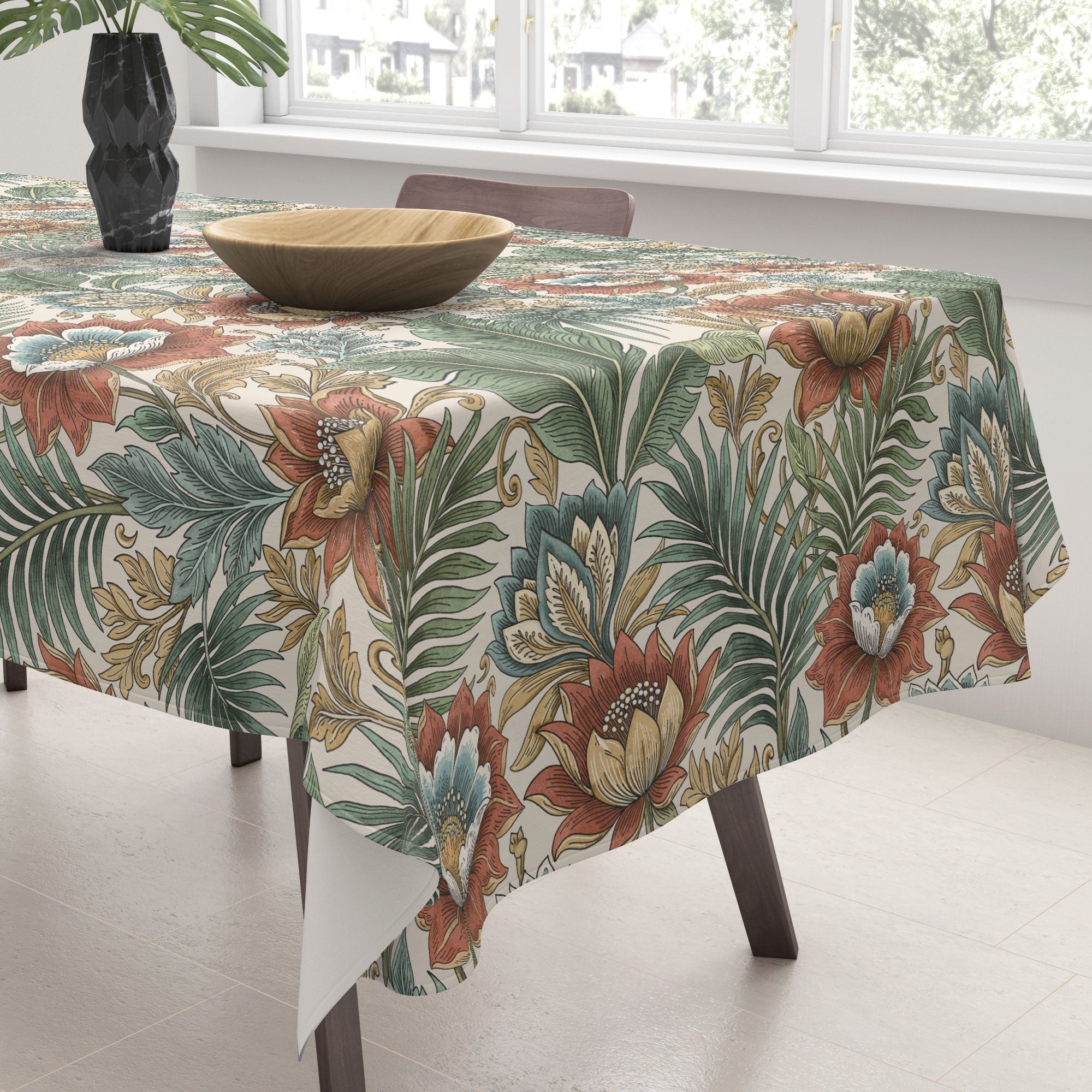 Marta Barragan Camarasa Retro Jungle Garden Tablecloth