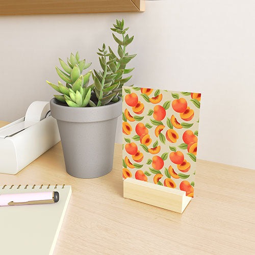 Jessica Molina Peach Pattern Mini Art Print