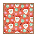 Design by Spark Sporty Volleyball Santa Square Tray