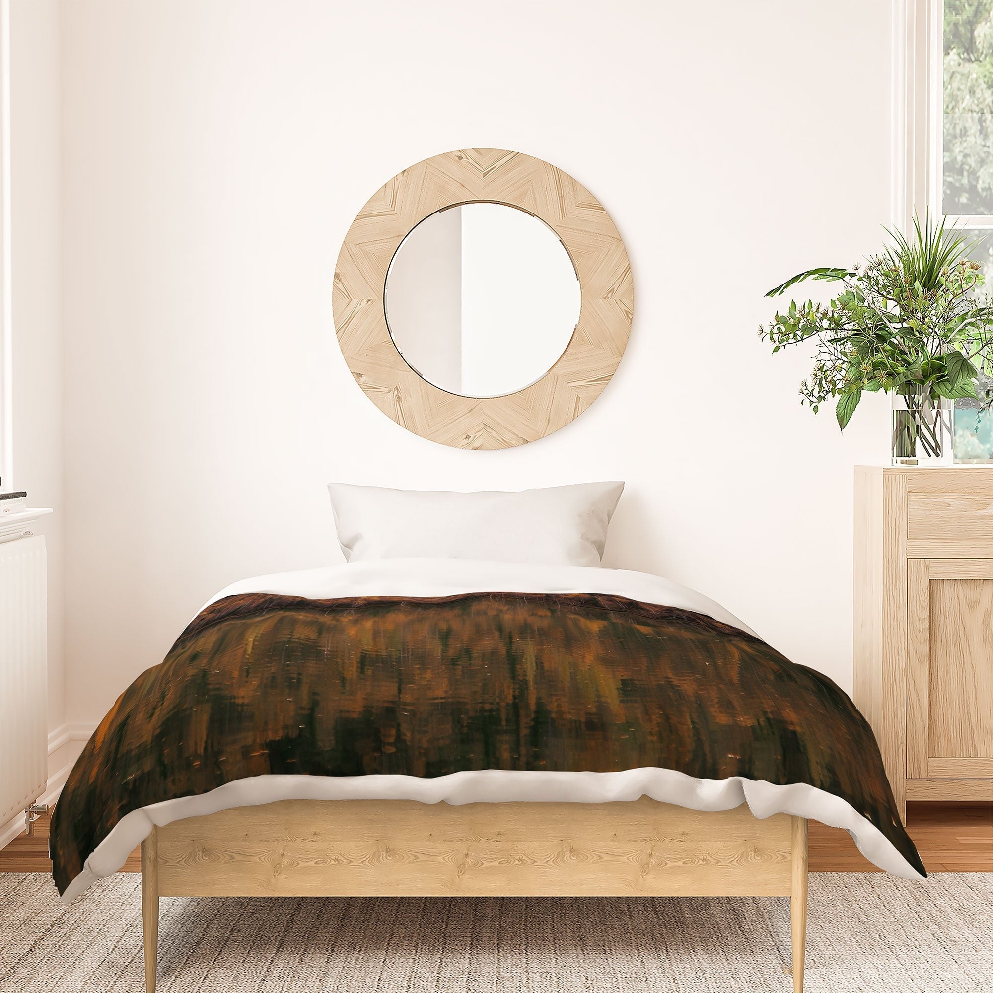 Hannah Kemp Fall Lake Duvet Cover