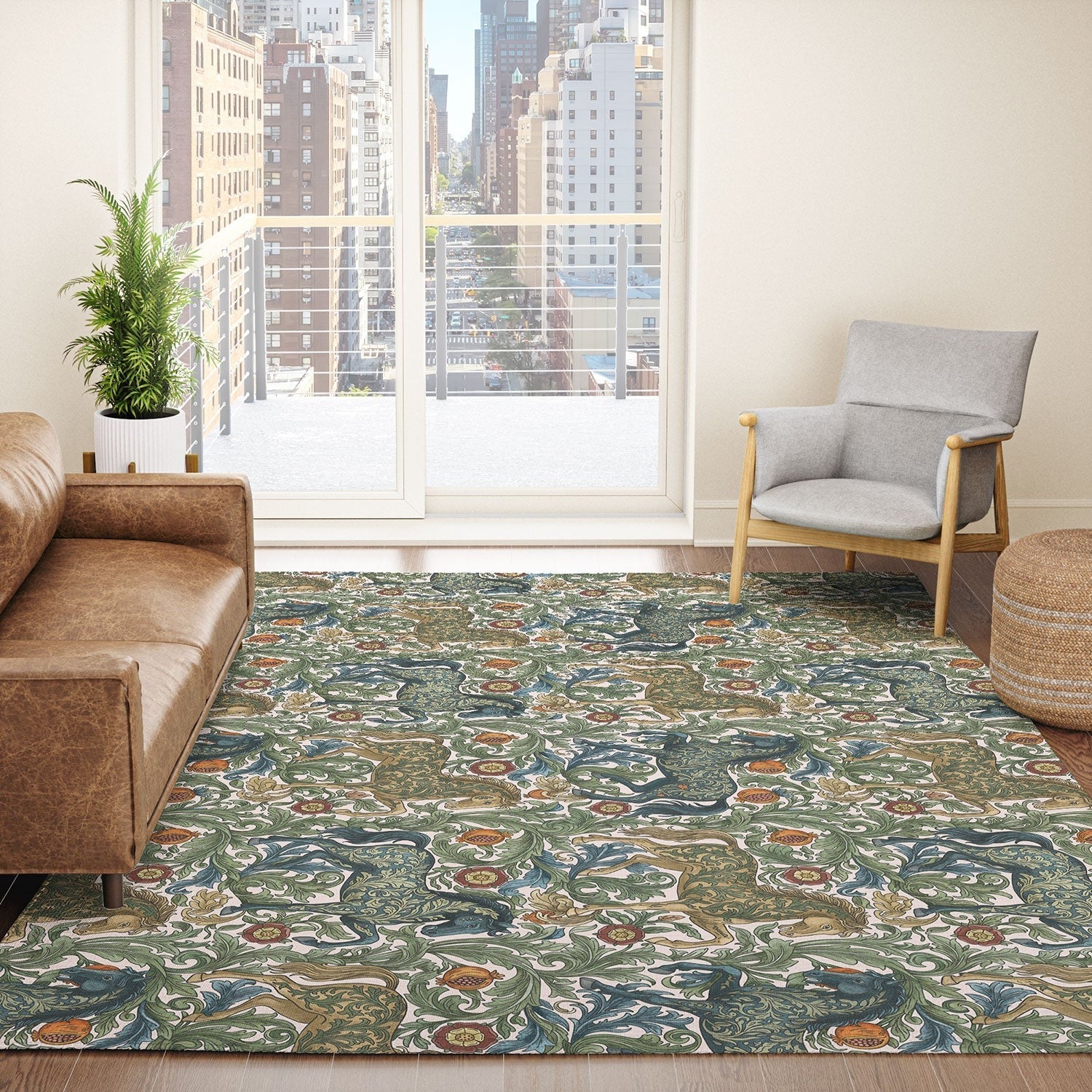 Marta Barragan Camarasa Renaissance Horse Garden Area Rug