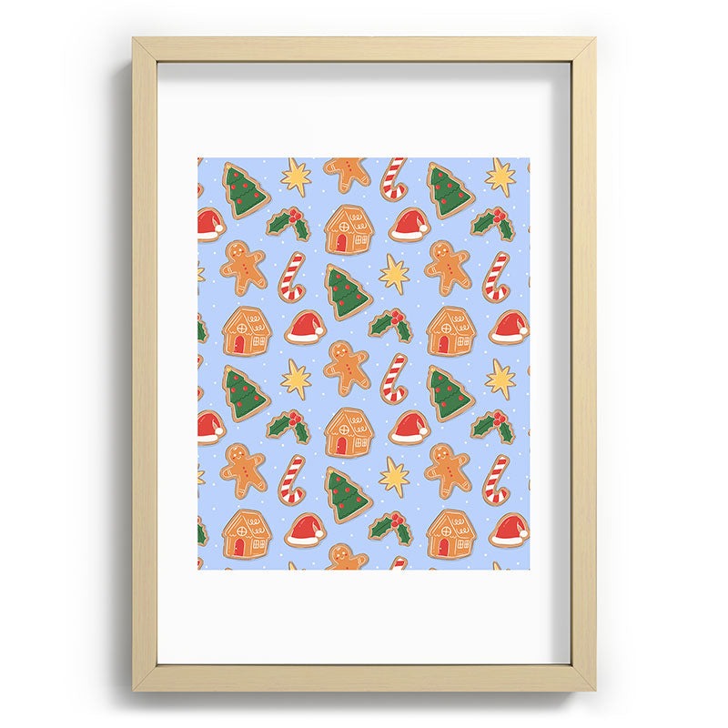 Love_Ryming Christmas Cookies Recessed Framing Rectangle