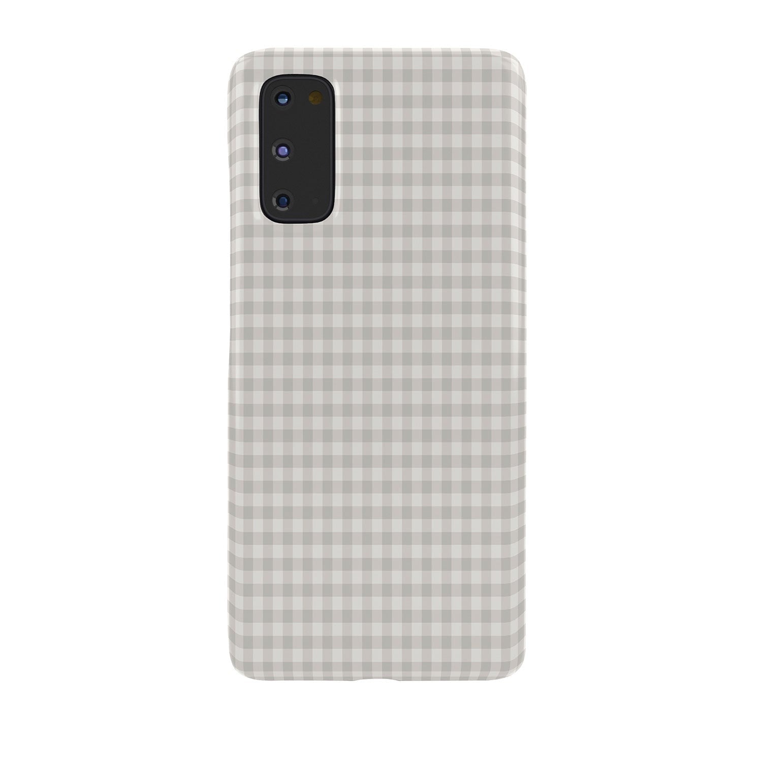 Colour Poems Gingham Plaid Pattern Cloud White Phone Case