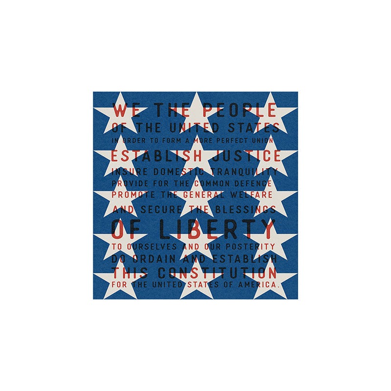 DENY Designs Starred Preamble Art Print