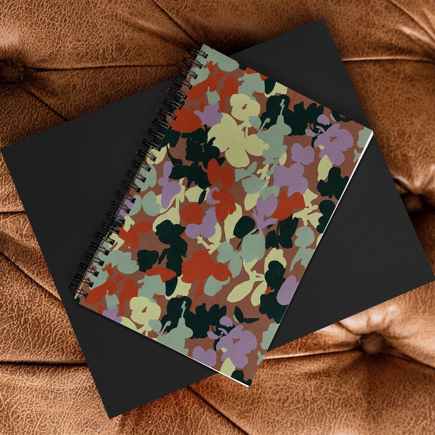 Marta Barragan Camarasa Retro Bloom Medley Spiral Notebook