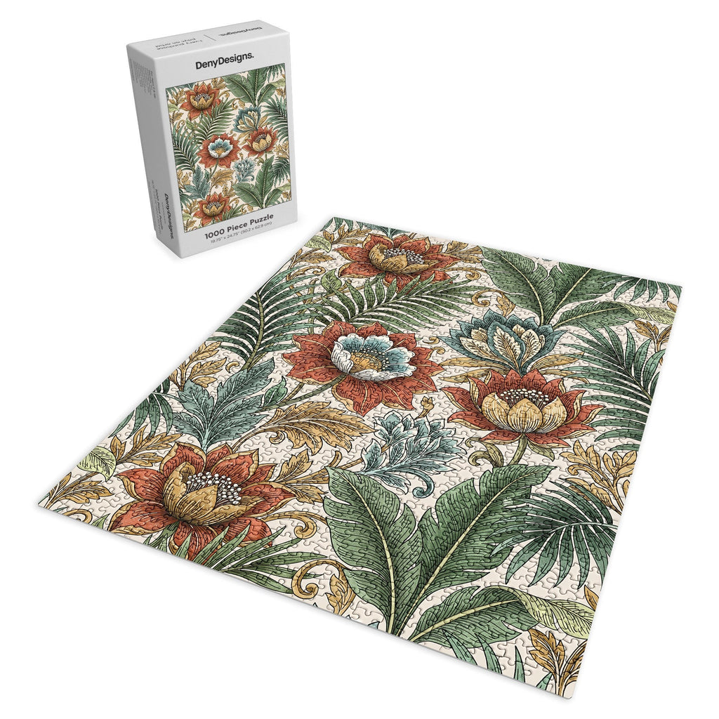 Marta Barragan Camarasa Retro Jungle Garden Puzzle