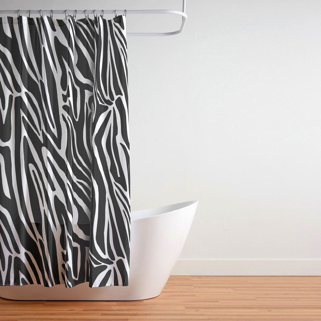 Jennifer Labre Wild Zebra Shower Curtain