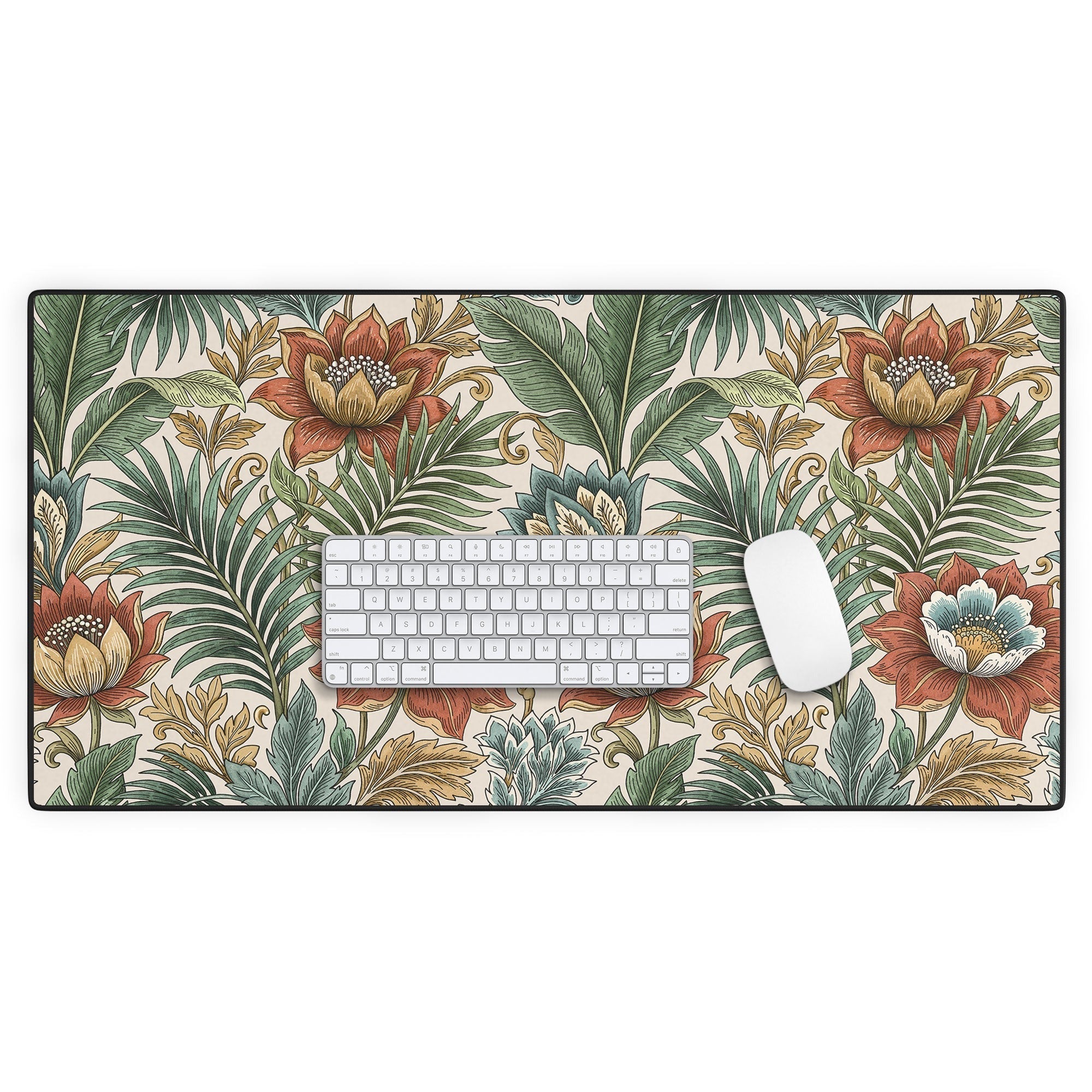 Marta Barragan Camarasa Retro Jungle Garden Desk Mat