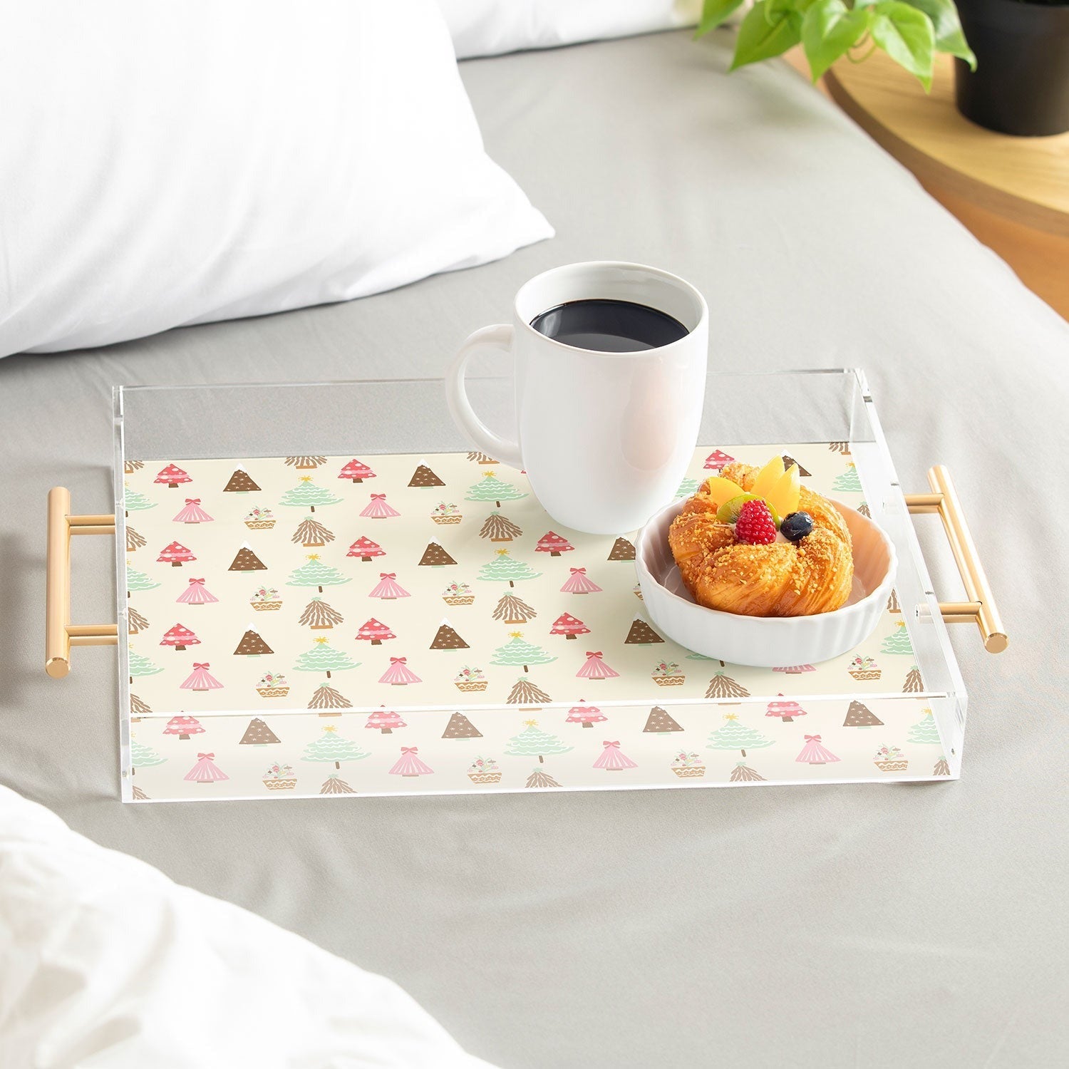 Design by Spark Christmas Tree Delight Acrylic Tray