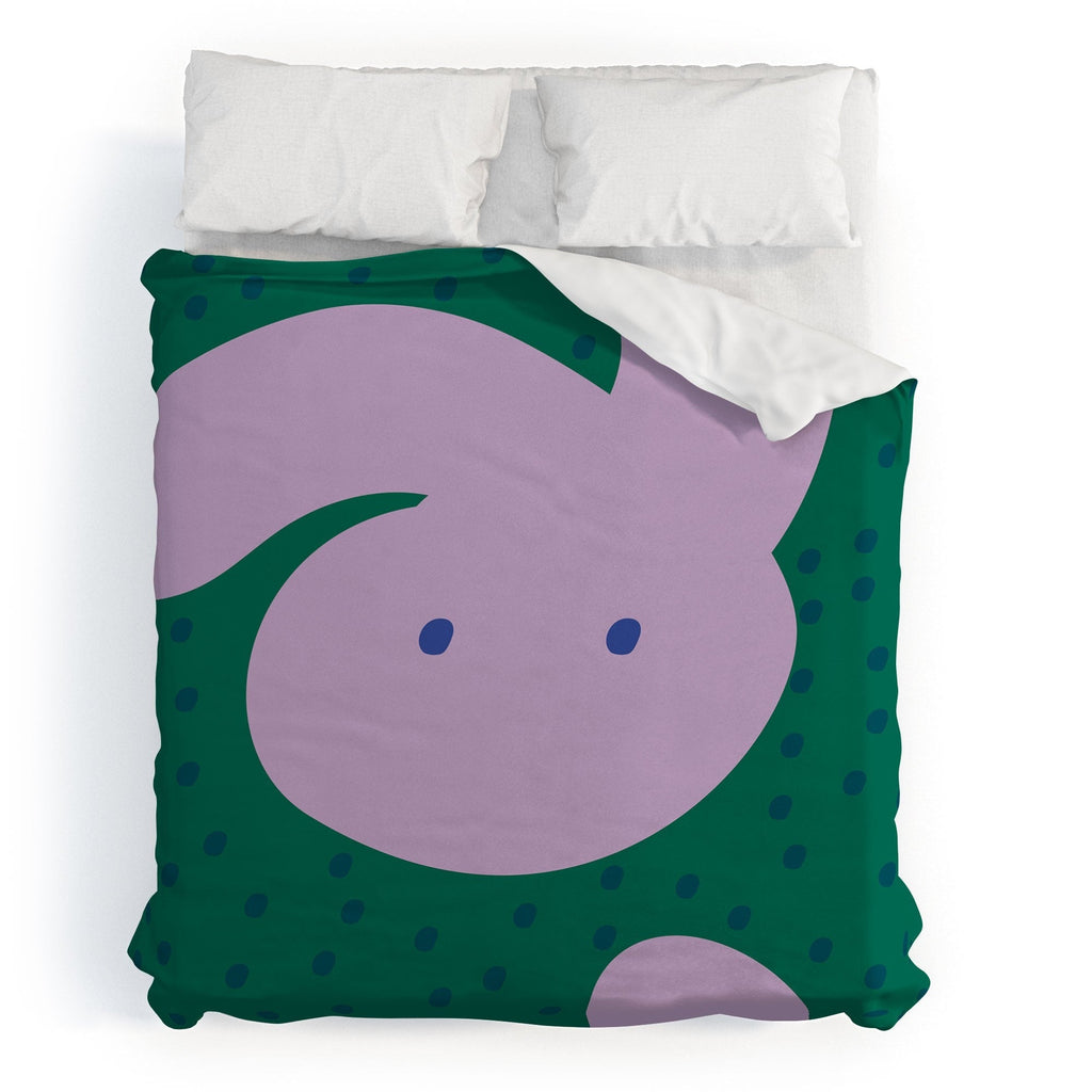 Camilla Foss Pebbles and Rabbit Duvet Cover
