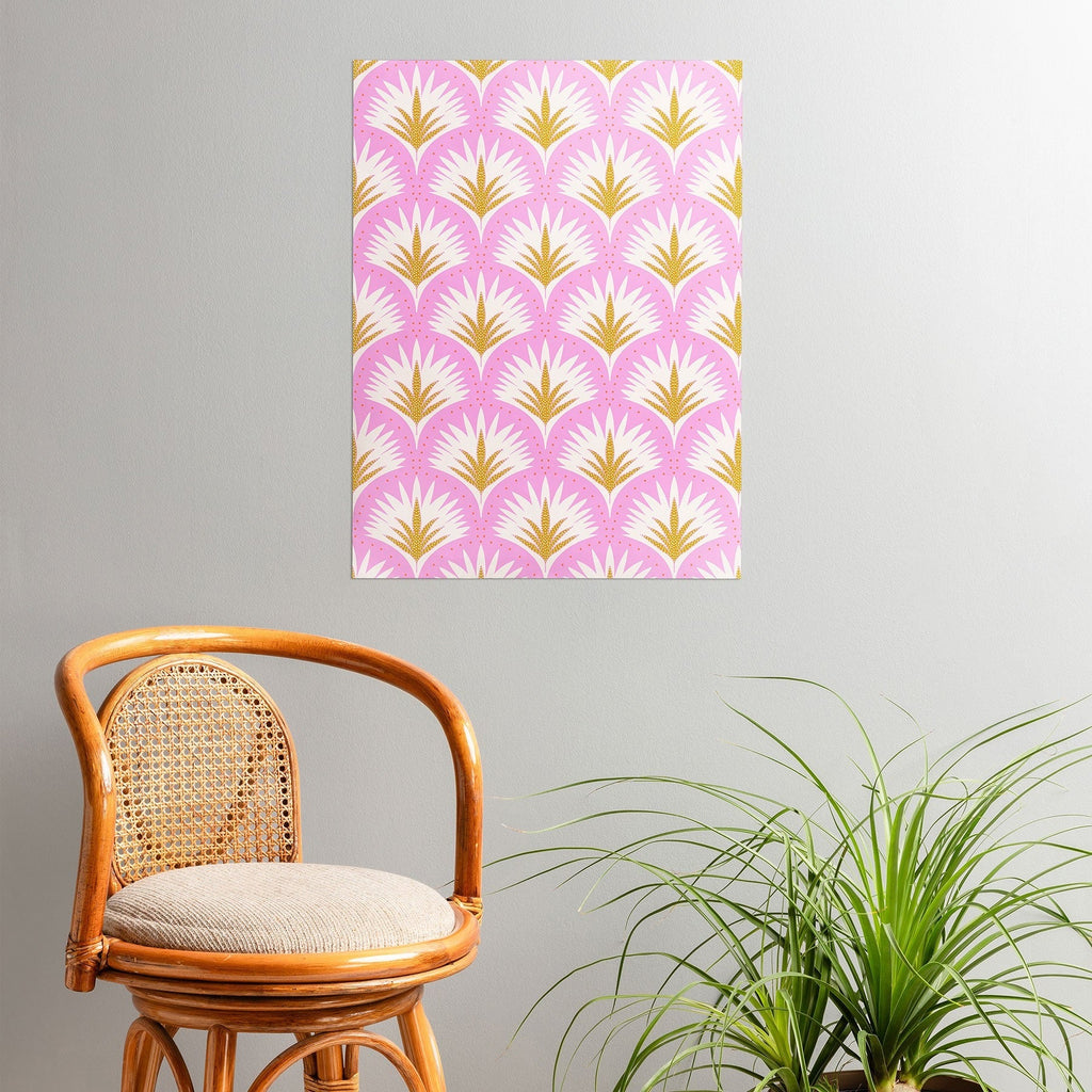 Jennifer Labre Pink Palmetto Poster