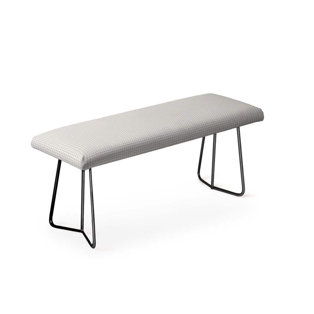 Colour Poems Gingham Plaid Pattern Cloud White Bench