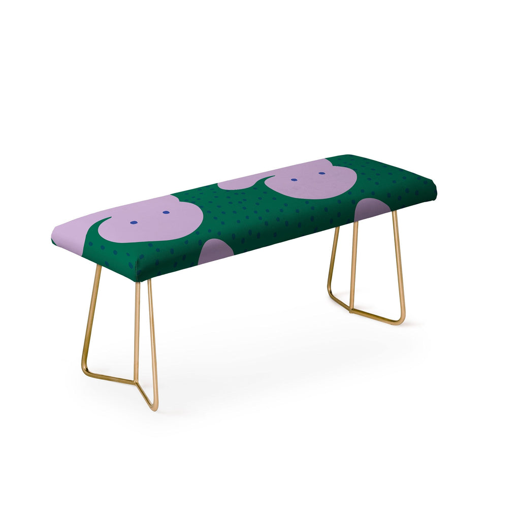 Camilla Foss Pebbles and Rabbit Bench
