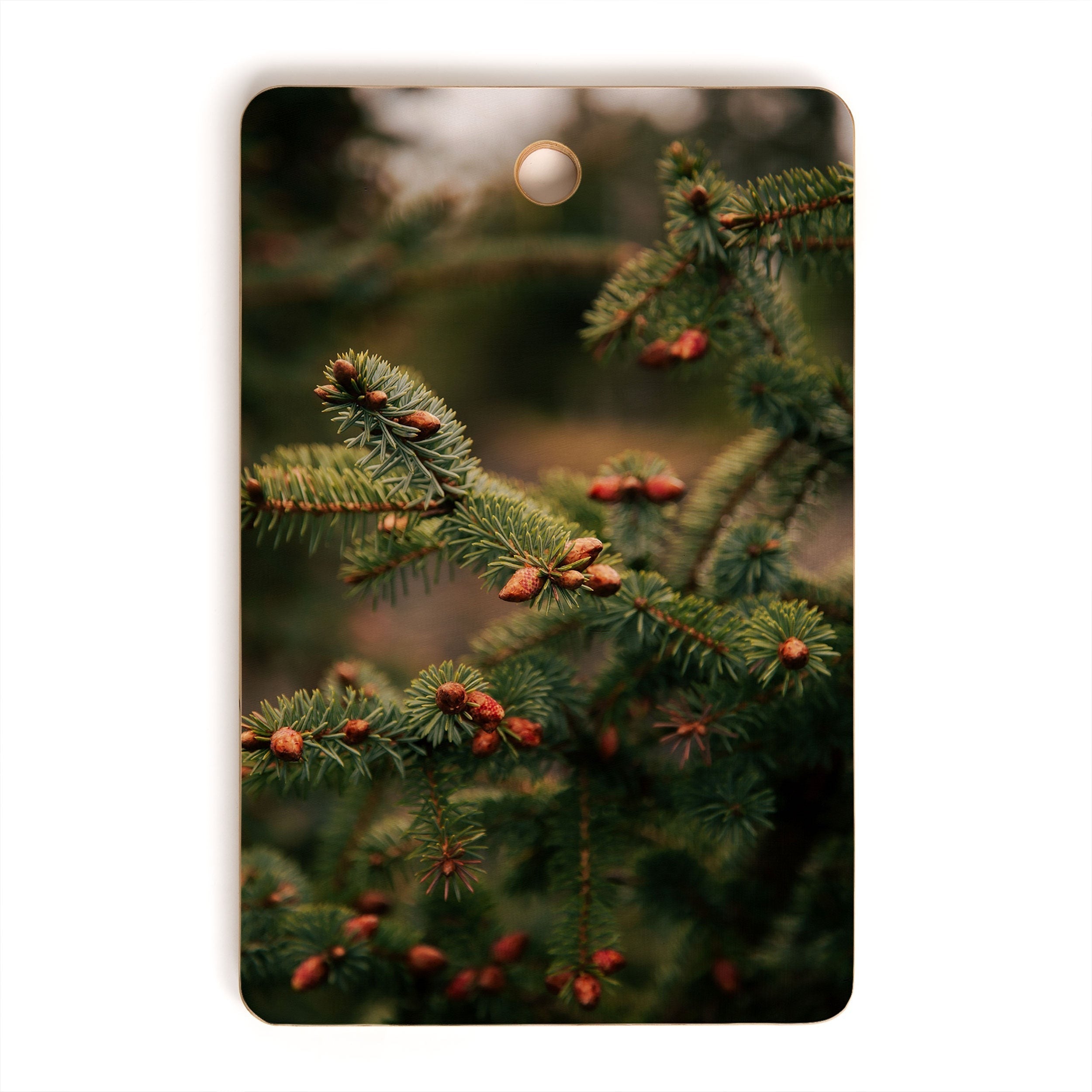 Hannah Kemp Spruce Tips Cutting Board Rectangle