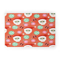 Design by Spark Sporty Volleyball Santa Welcome Mat
