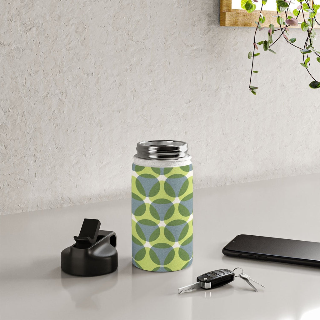 Marta Barragan Camarasa Stylish Retro Circle Water Bottle
