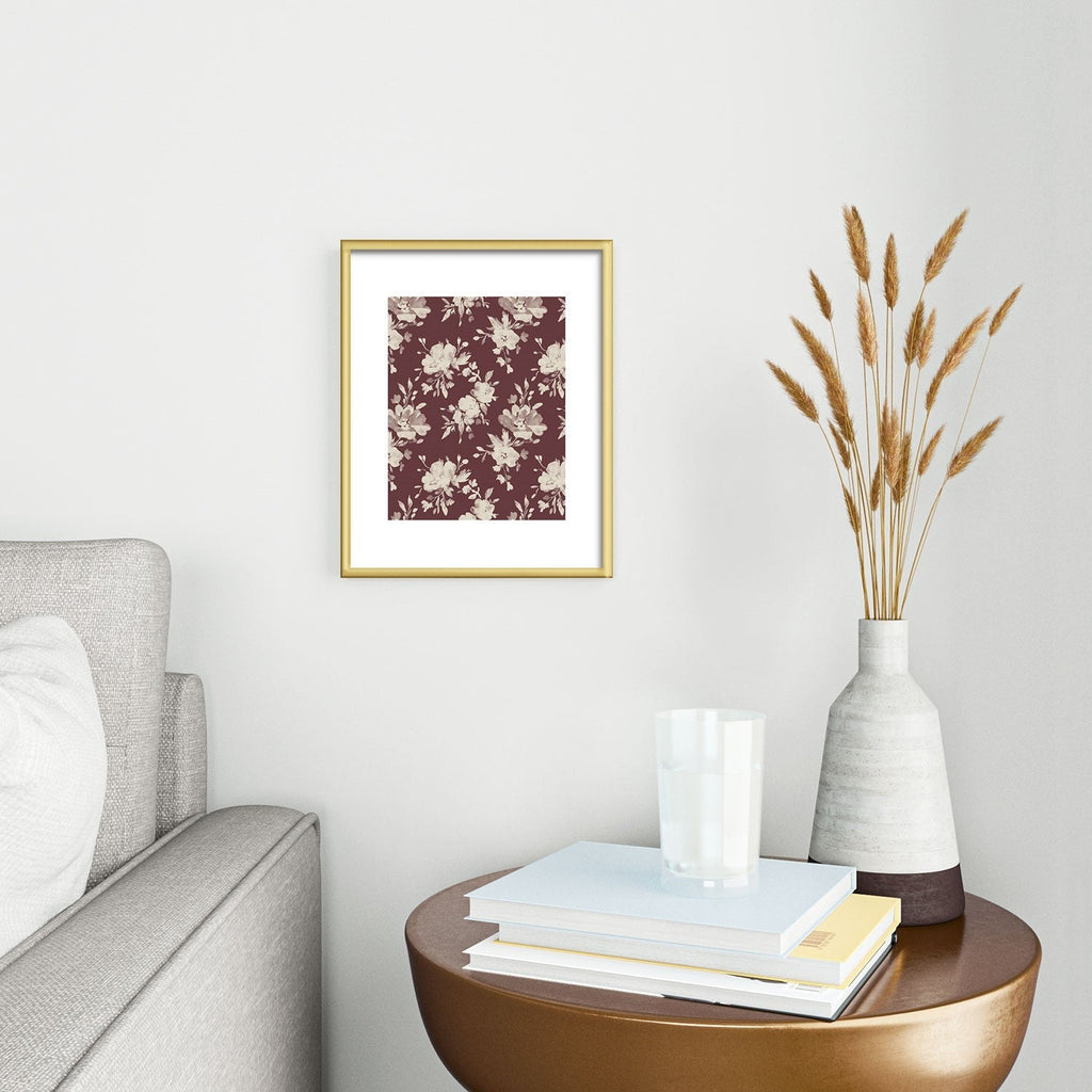 Marta Barragan Camarasa Antique Petal Romance Metal Framed Art Print