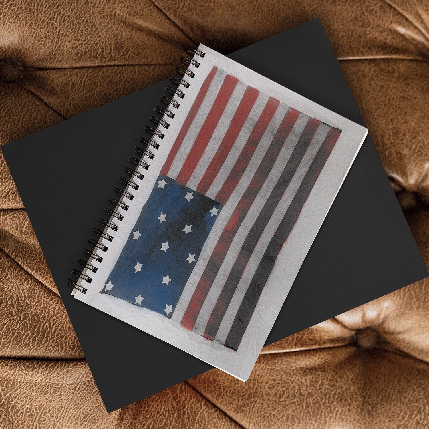 DENY Designs Flag Attributed to Elizabeth Schuyler Hamilton Spiral Notebook