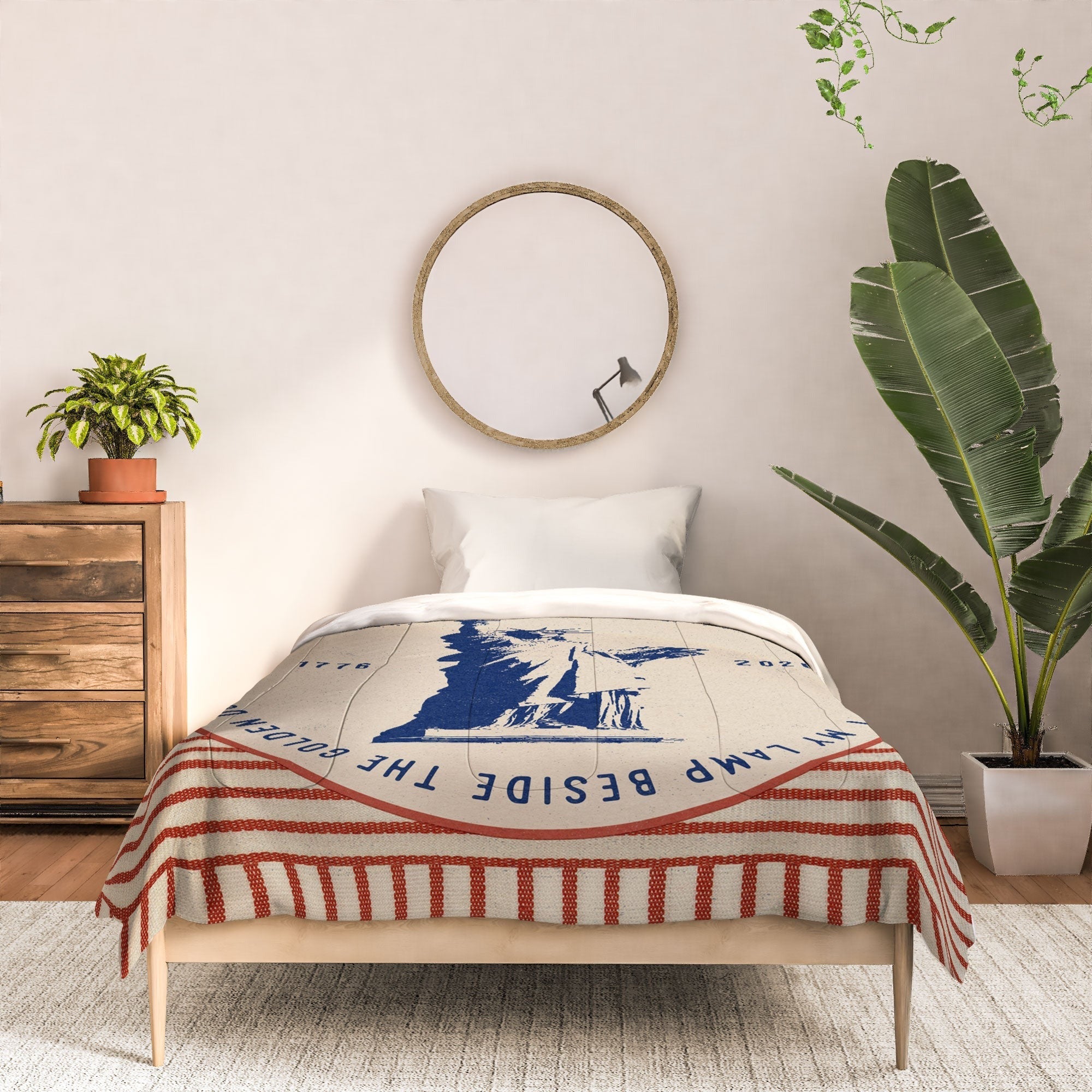 DENY Designs Life Liberty Comforter
