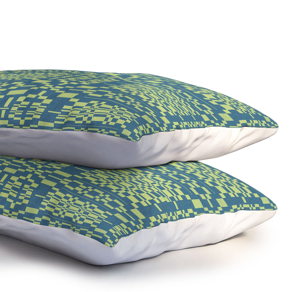 Marta Barragan Camarasa Nostalgic Grid Design Pillow Shams