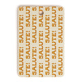 Jessica Molina Salute Gold Pattern on Cream Cutting Board Rectangle
