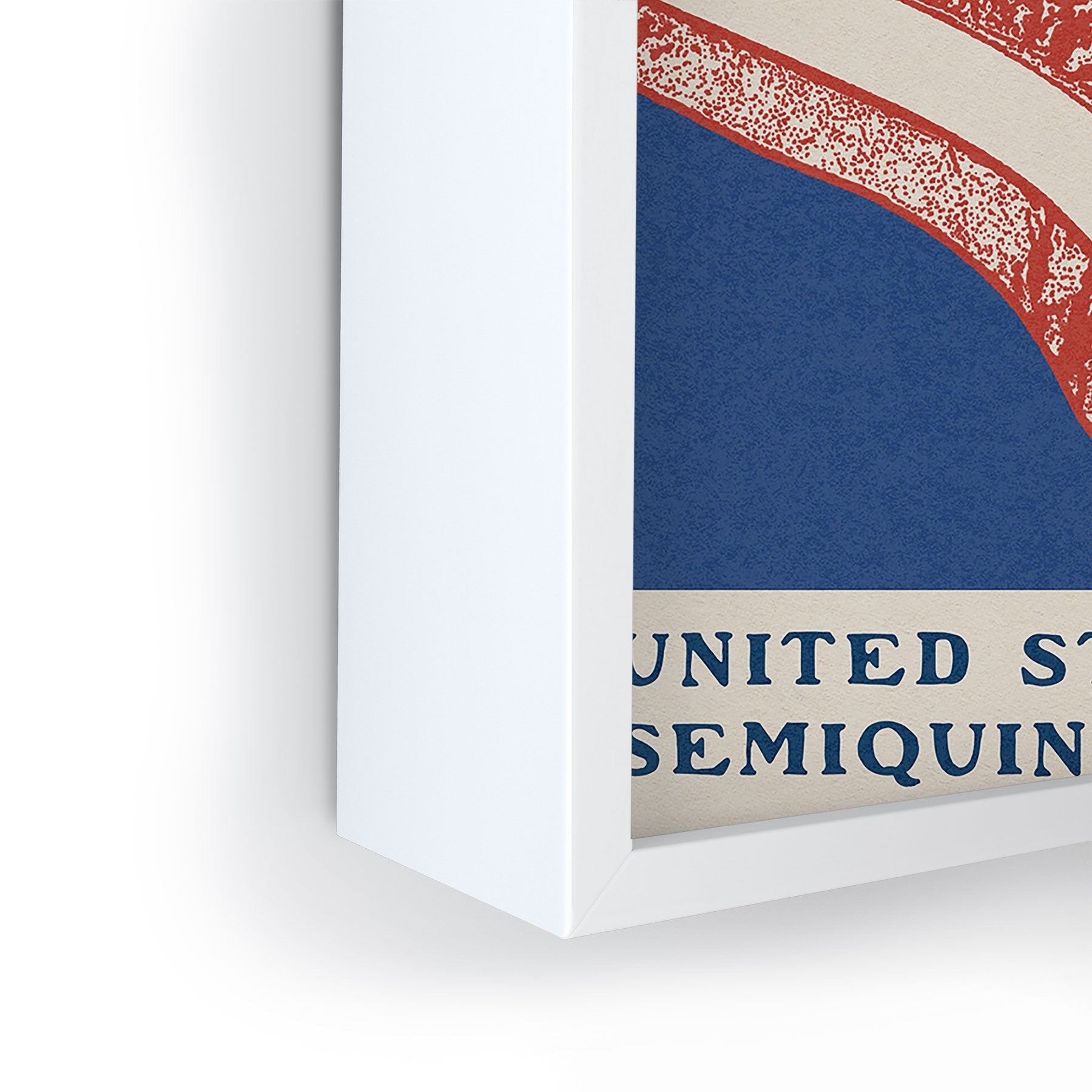 DENY Designs Stars n Stripes Semiquincentennial Framed Mini Art Print
