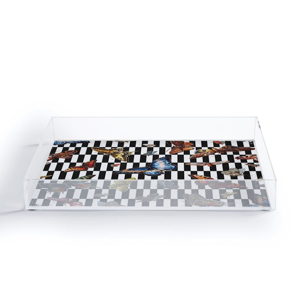 kikasworkshop Butterfly Ballet Acrylic Tray