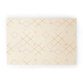Little Om Starry Web cream Welcome Mat