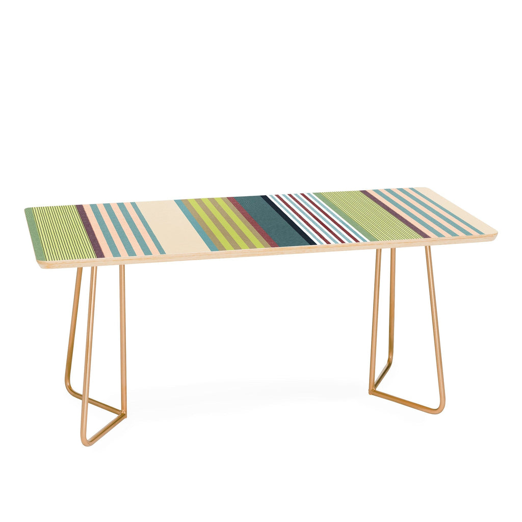 Marta Barragan Camarasa Colorful Stripe Delight Coffee Table