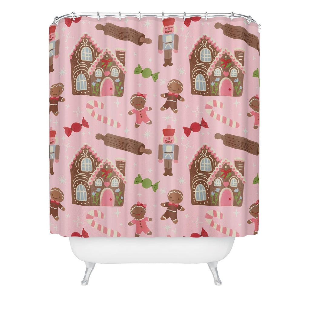 carriecantwell Sweet Christmas Holidays Shower Curtain