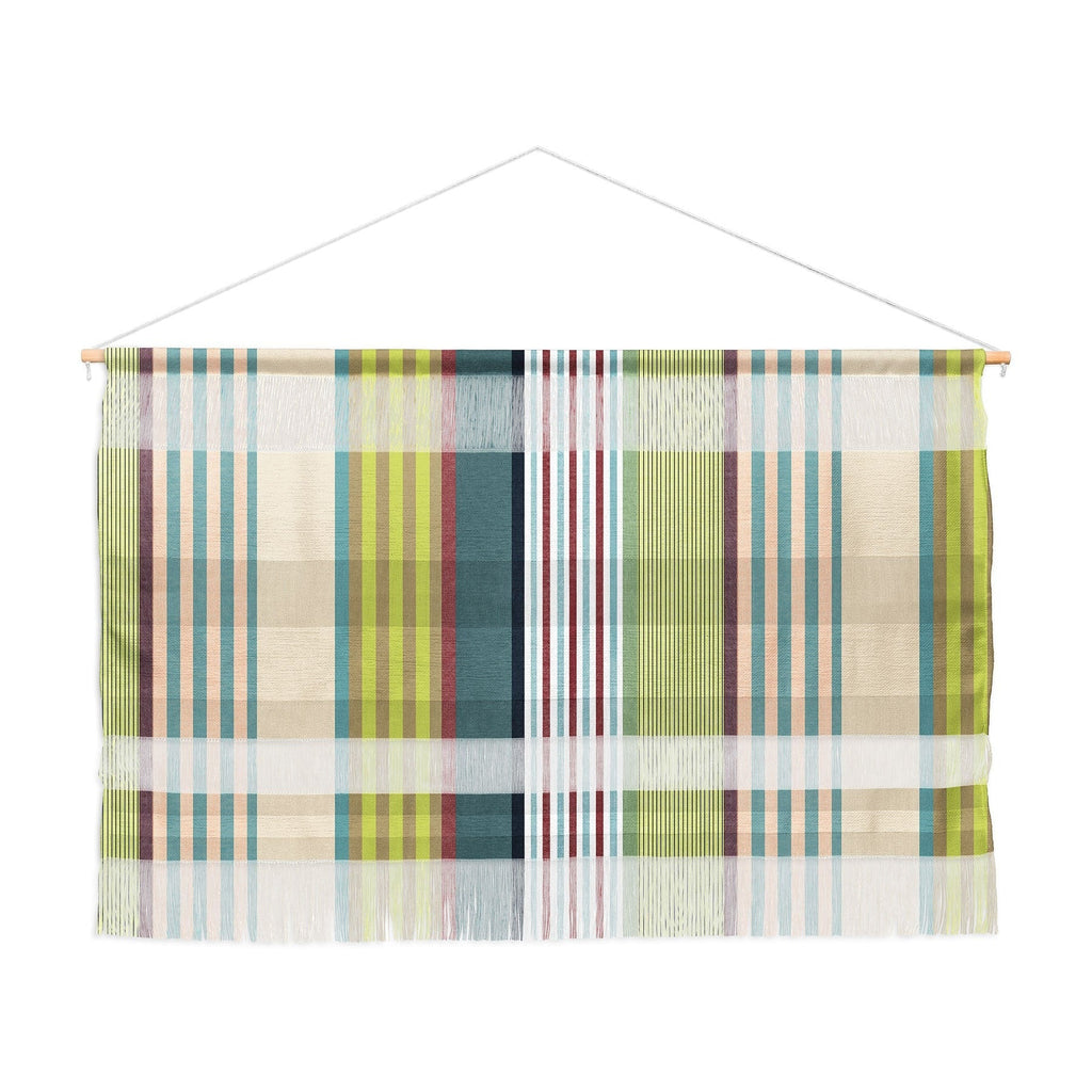 Marta Barragan Camarasa Colorful Stripe Delight Wall Hanging Landscape