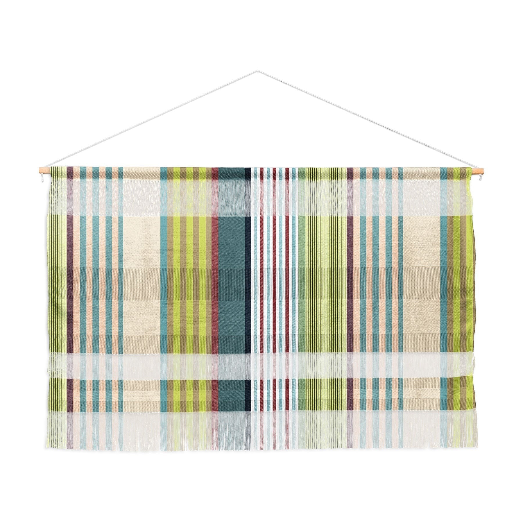 Marta Barragan Camarasa Colorful Stripe Delight Wall Hanging Landscape