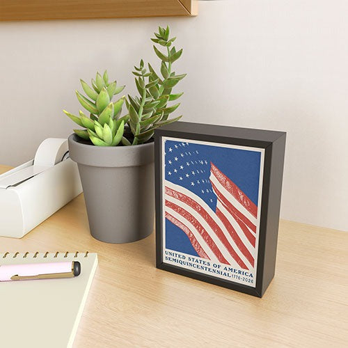 DENY Designs Stars n Stripes Semiquincentennial Framed Mini Art Print