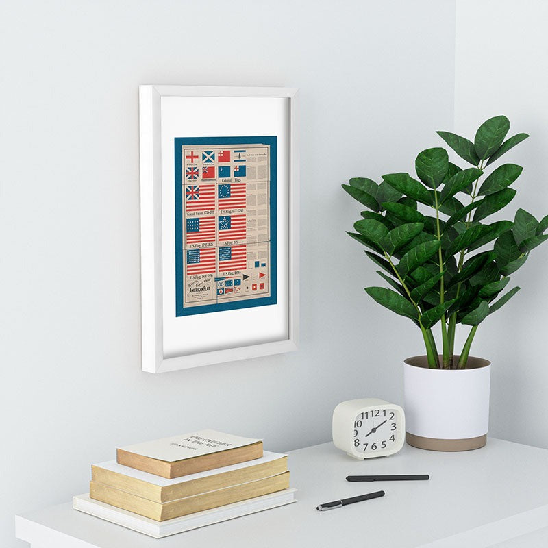 DENY Designs Goff s Evolution of the American Flag Recessed Framing Rectangle