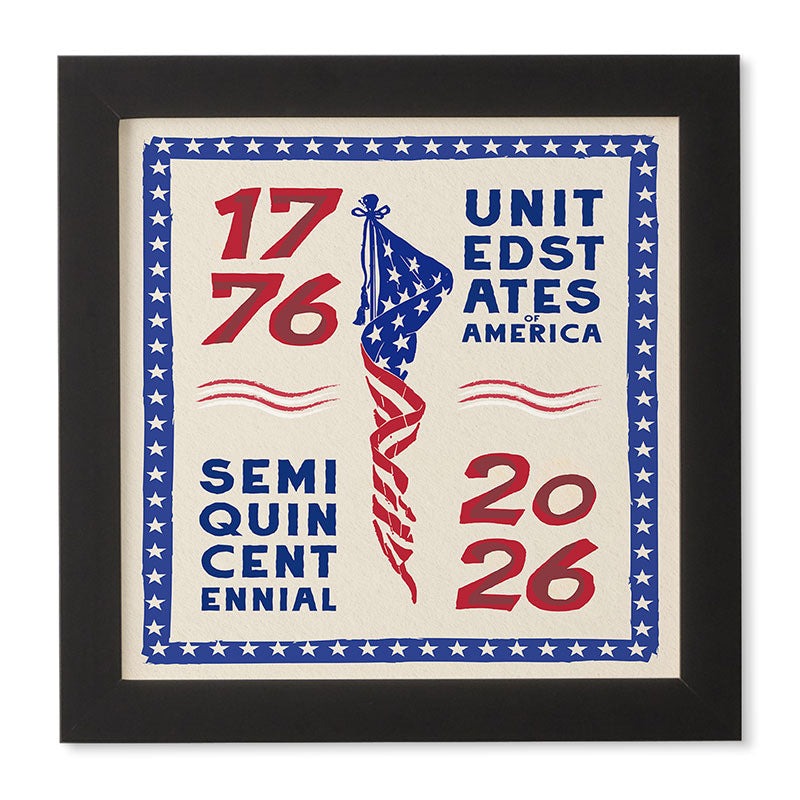DENY Designs Retro 76 26 Framed Wall Art