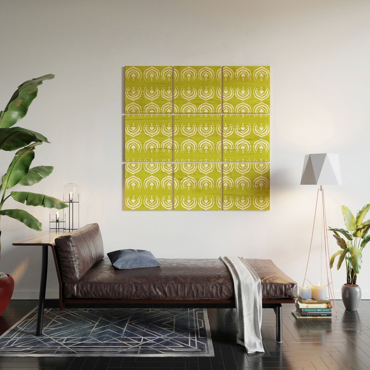 Design by Spark Matcha Latte Art Wood Wall Mural