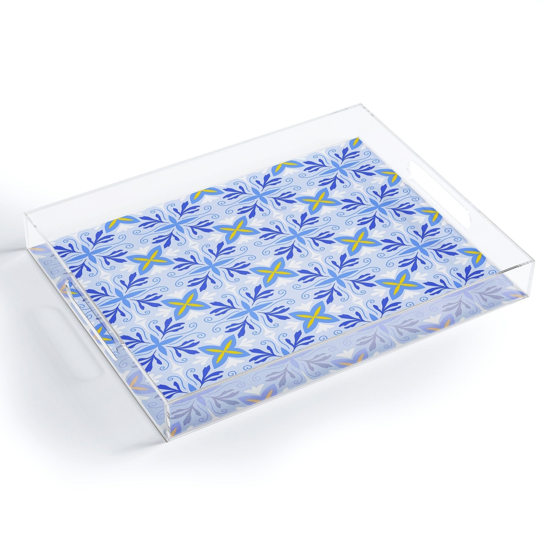 Design by Spark Dolce Vita Flourish Tile Acrylic Tray