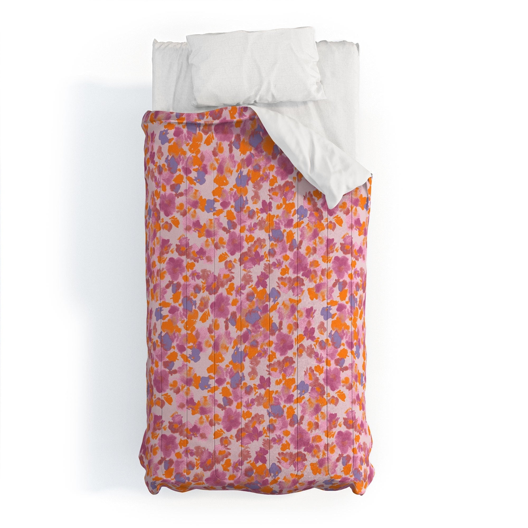 Gabriela Fuente Day Dreaming Watercolor Pink Comforter