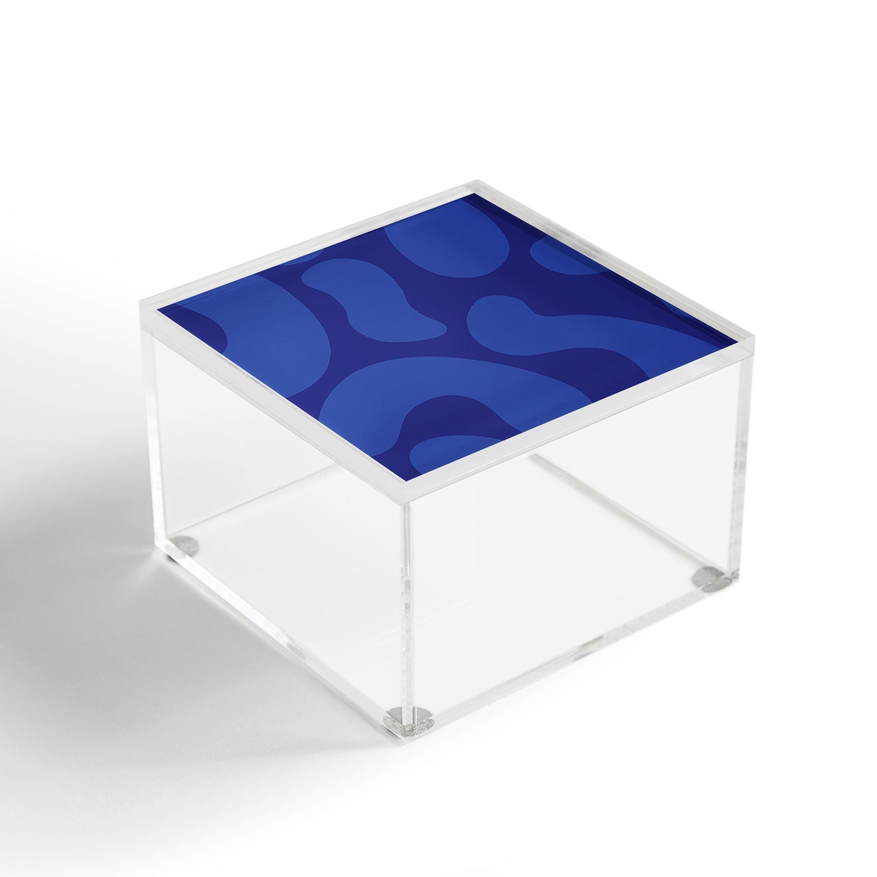 Camilla Foss Blue Pebble Acrylic Box