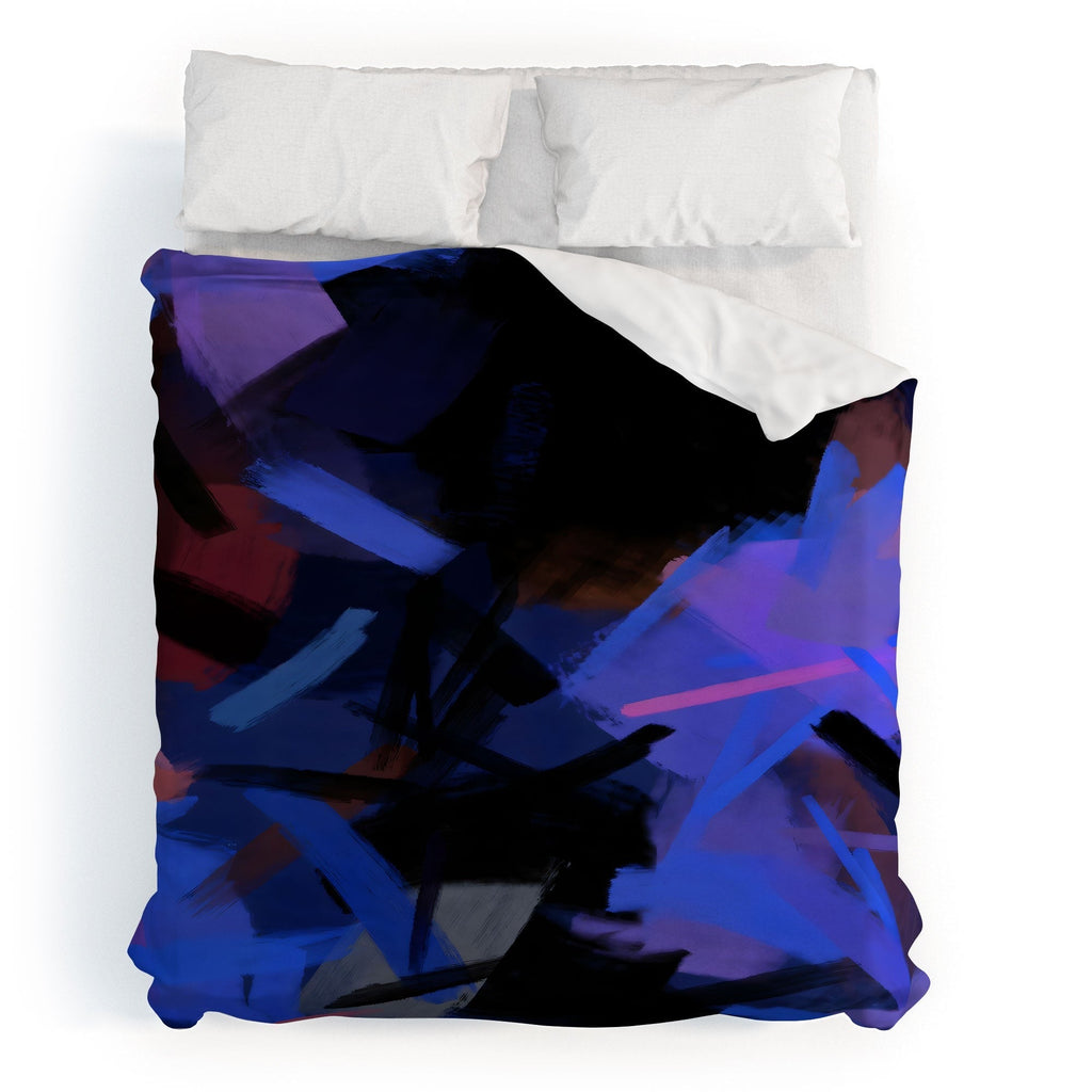83 Oranges Midnight Sparks Duvet Cover