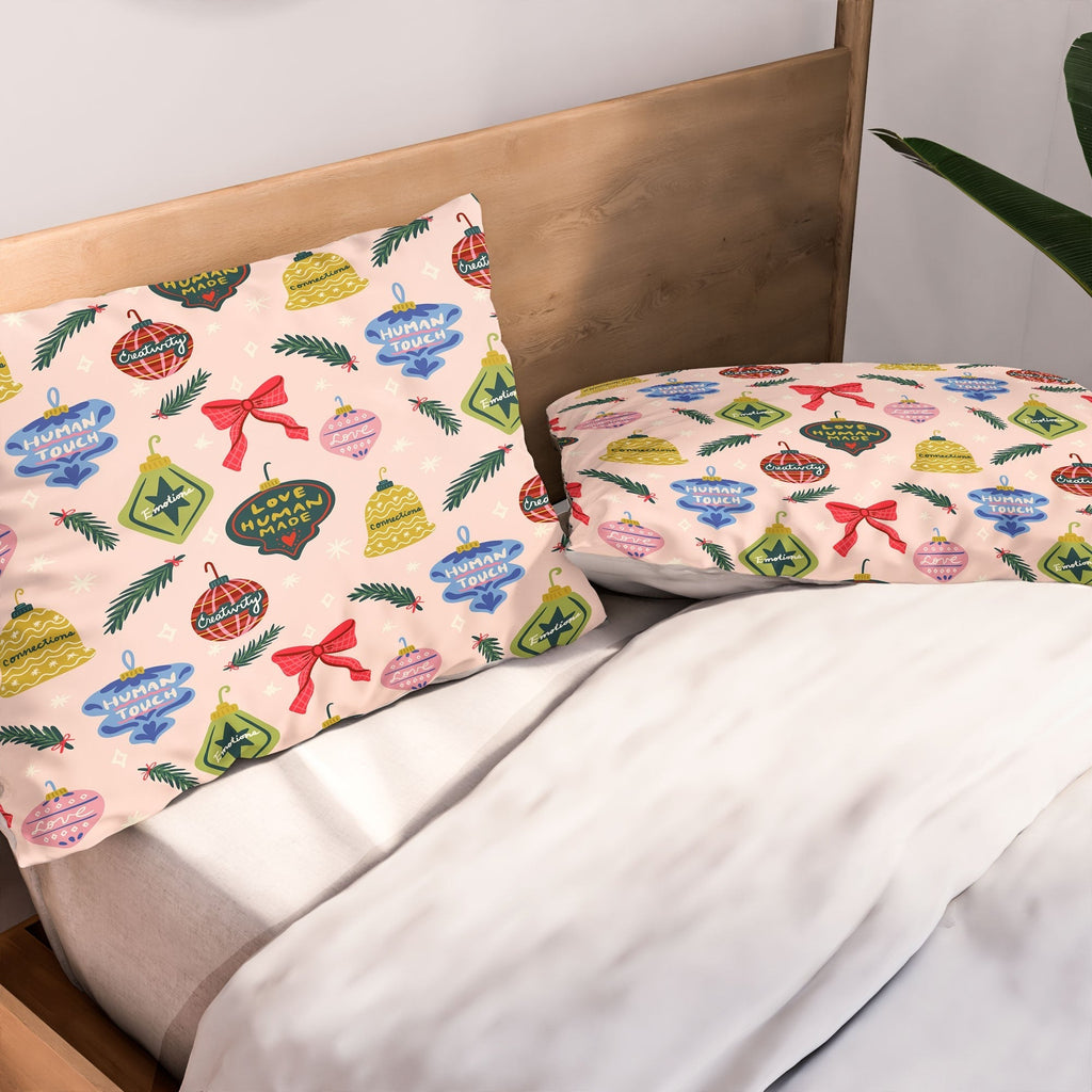 Design by Spark Love Human Made Christmas Ornaments Pillow Shams
