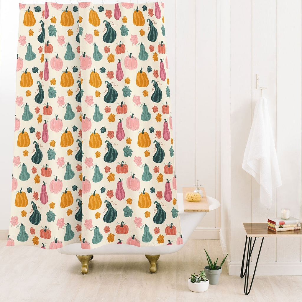 Design by Spark Gourdgeous Autumn Shower Curtain